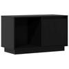Vidaxl TV Cabinet, Black, 74X35X44 Cm, Solid Pine Wood