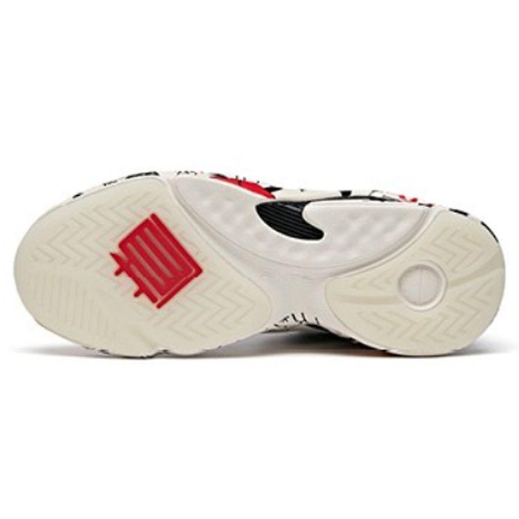 ANTA Men Coca Cola Co Branded Retro Casual Dad Shoes White Red Black 112018088S-1