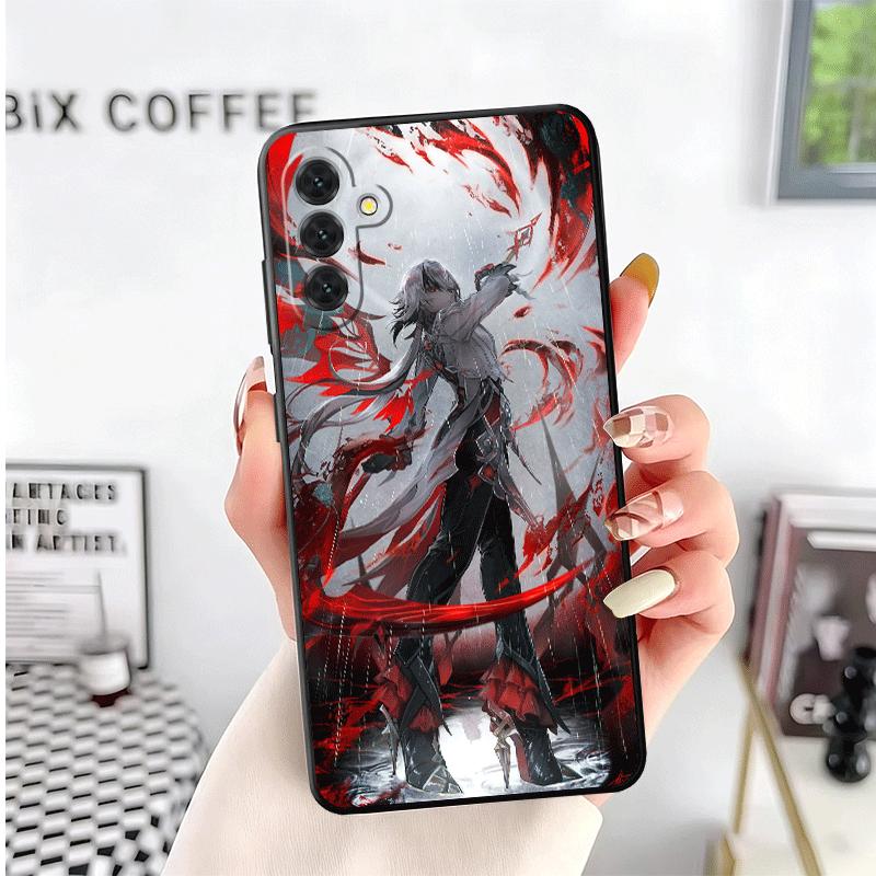 Genshin Impact Arlecchino Soft Phone Case for Samsung A17 A37 A57 A16 A26 A36 A56 A15 A25 A35 A55 A14 A24 A34 A54 A13 A23 A33 A5