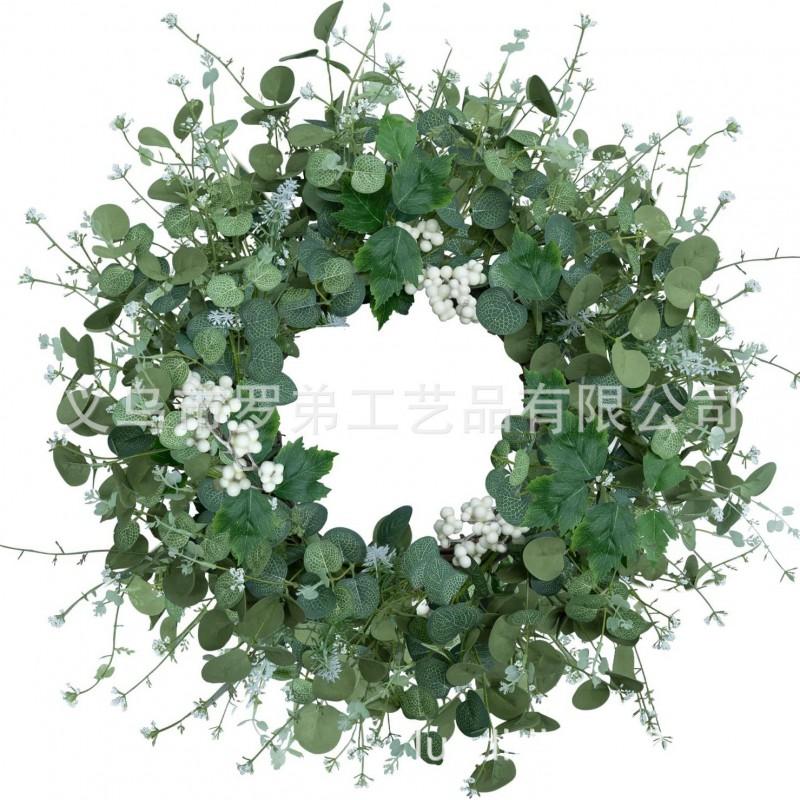Artificial Flower Wreath Easter Valentines Day Hotel Restaurant Door Decorations