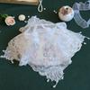 European Square Lace Sequins Embroidered Bead Pendant Premium Placemat Coaster Food Snack Bedroom Balcony Coffee Party Dining Table Pad