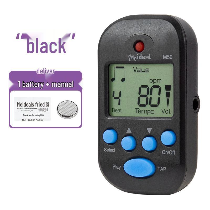 Wonderful M50 Mini Metronome: Electronic Rhythm Keeper for Piano, Guitar, Violin, and Guzheng.