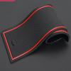 Car Gate Slot Cup Mat for Ford Explorer 2020 - 2025 Anti-Slip Door Groove Pad Interior Accessories Rubber Coasters