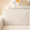 1PC Classic Striped Plush Sofa Cover for Living Room Winter Warm Sofa Mat Solid Color Anti-slip Couch Cushion for Home Decor