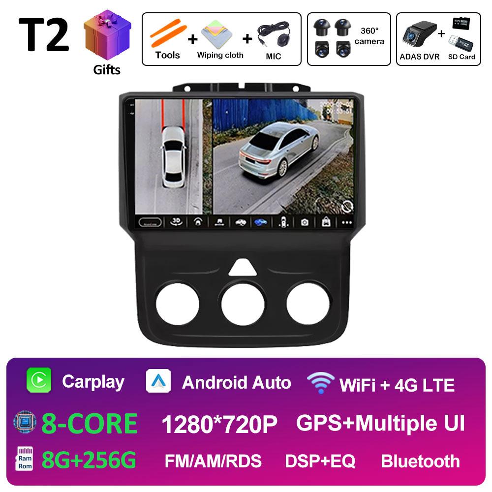 GPS Android Smart System For Dodge Ram 1500 2500 3500 2013 2014 2015 2016 2017 2018 DSP Stereo Car Multimedia Video Player WIFI
