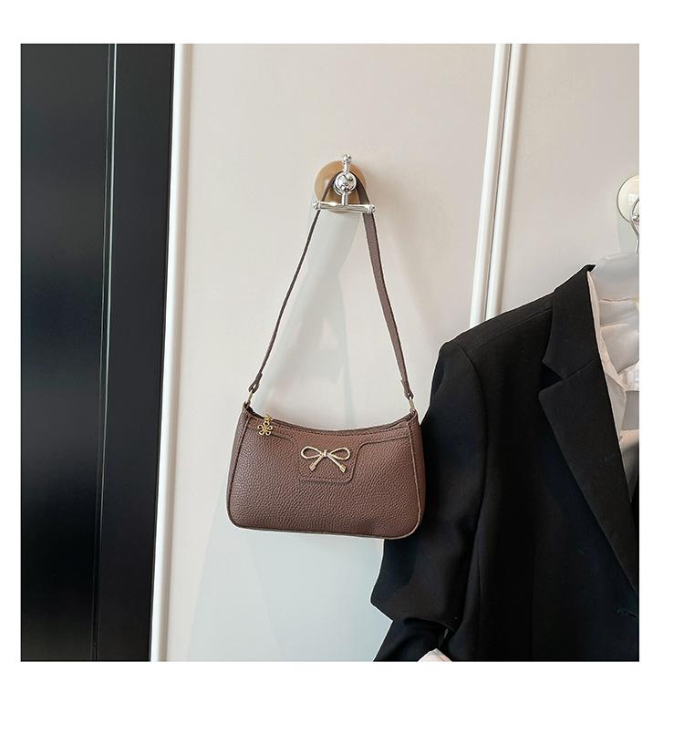 New Arrival Ladies Bow Design Underarm Shoulder Bag Fashi Persality Commute Bag