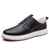 British Style Man Casual Leather Shoes Brand Comfy Flat Designer Sneakers Fashion2025New Outdoor Minimalist Walking Oxford Shoes