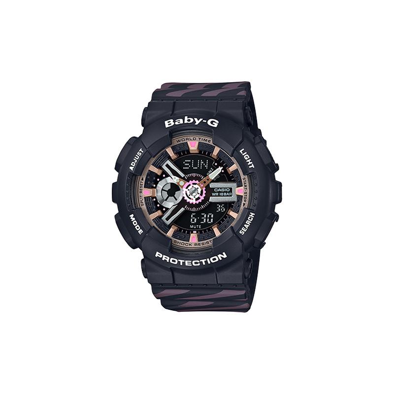 Casio BABY-G Chance Theme Fashion Trendy Street Cool High-end Classic Waterproof Shockproof Sports Waterproof Quartz Movement BA-110CH-1A