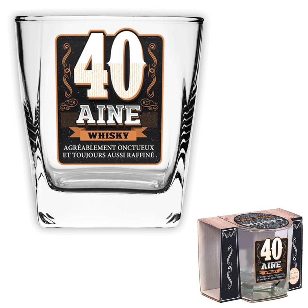 Les Trésors De Lily [P2703] - Verre à whisky '40 ans'