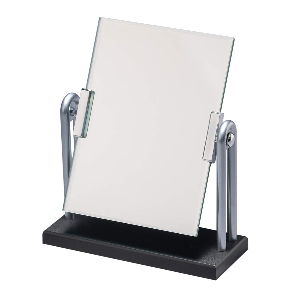 

Horiuchi Mirror Industry Wooden Stand Mirror, Small, Black, Blends Into Your Living Room Space, Makeup Mirror, Tabletop Mirror, Mother s Day Gift