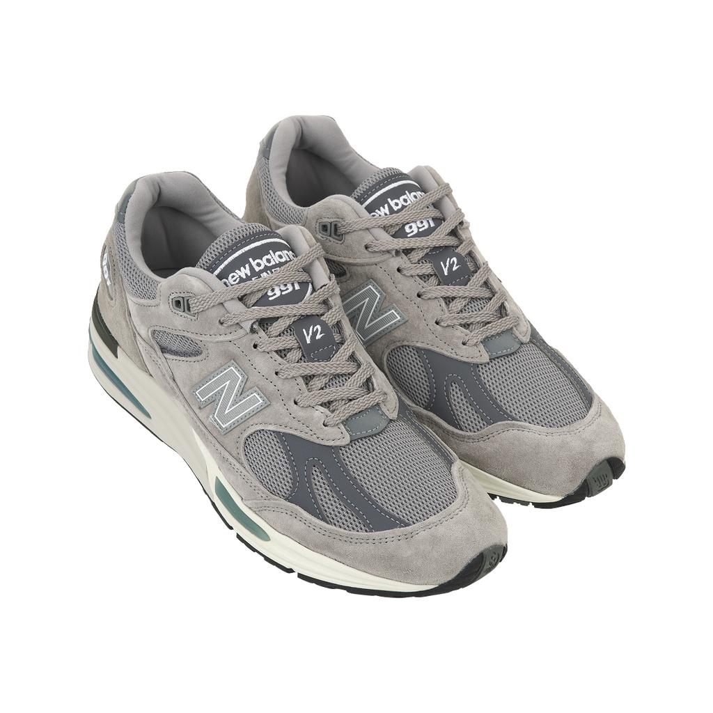 New Balance 991v2 Made In England Rock Ridge Unisex Sneakers Grey Alloy Silver U991GL2