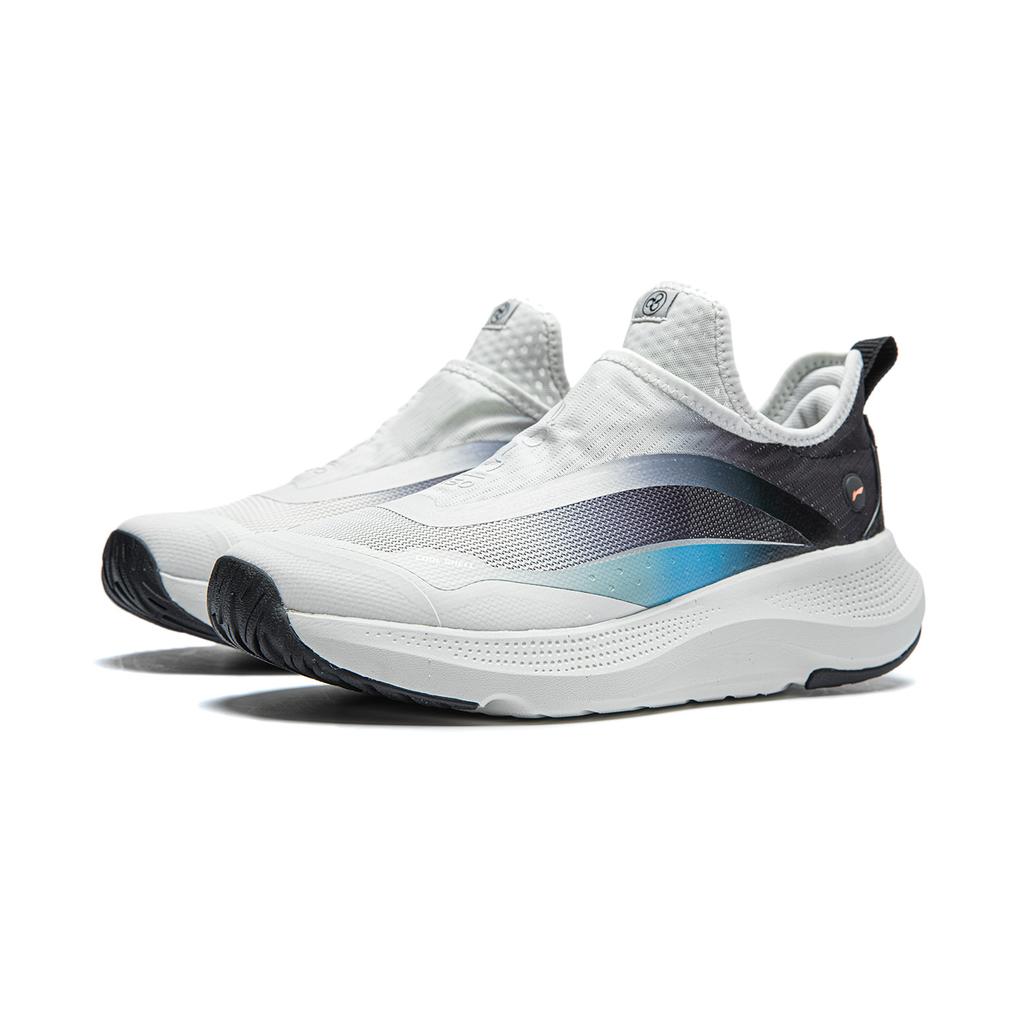 Li Ning Soft Series Go Slip-On Shock Absorbing Non-Slip Wear-Resistant Breathable Lightweight Rebound Low-Top Casual Shoes Men Casual Shoes AGLU105-2