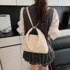 Summer New Contrasting Color Plaid Backpack, High-end Cute Girl Large-capacity Tote Bag