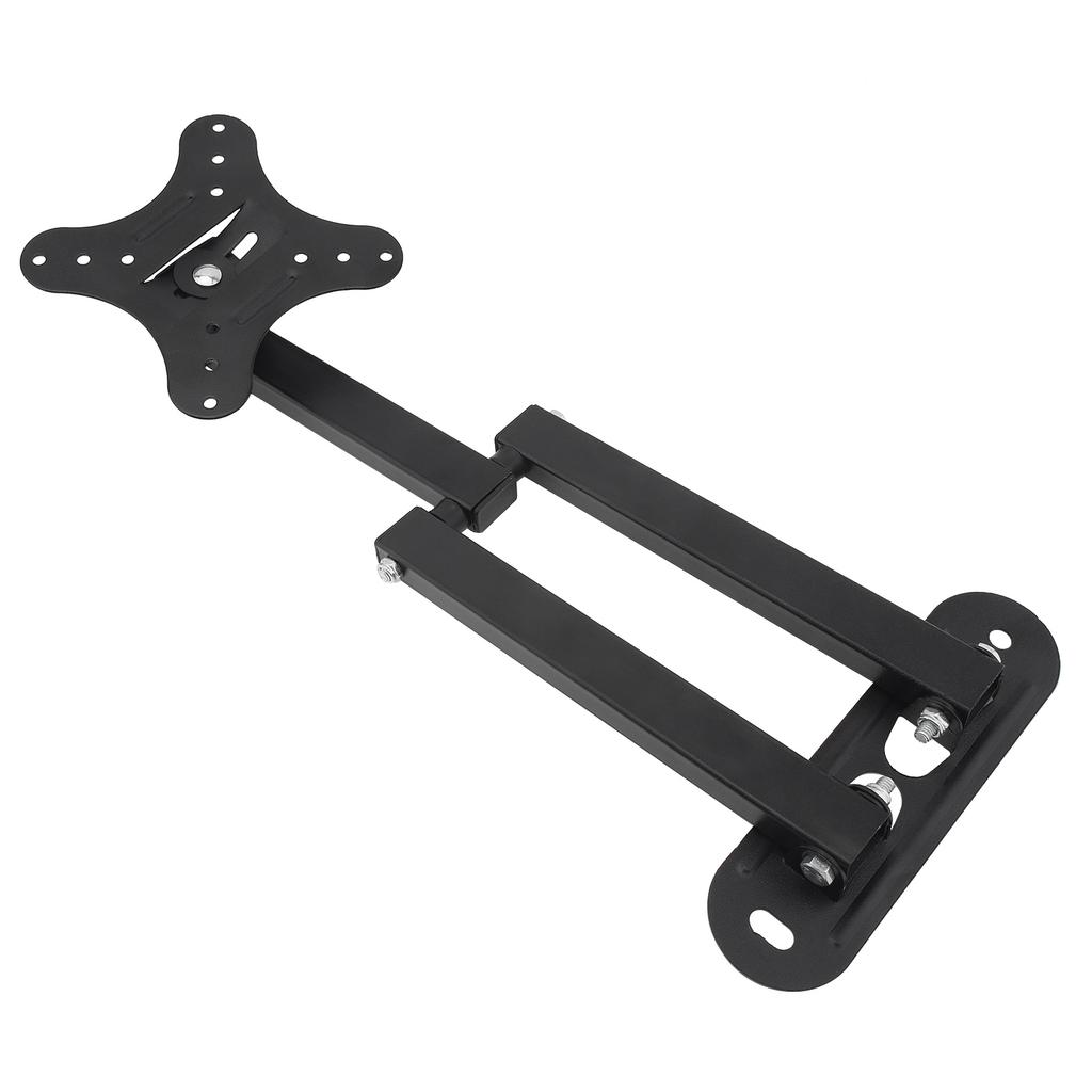 Universal 10KG Load Bearing Adjustable Wall Mount Bracket 15 Degree Tilt Display Support Frame for 14-27 Inch Household Screen Holder