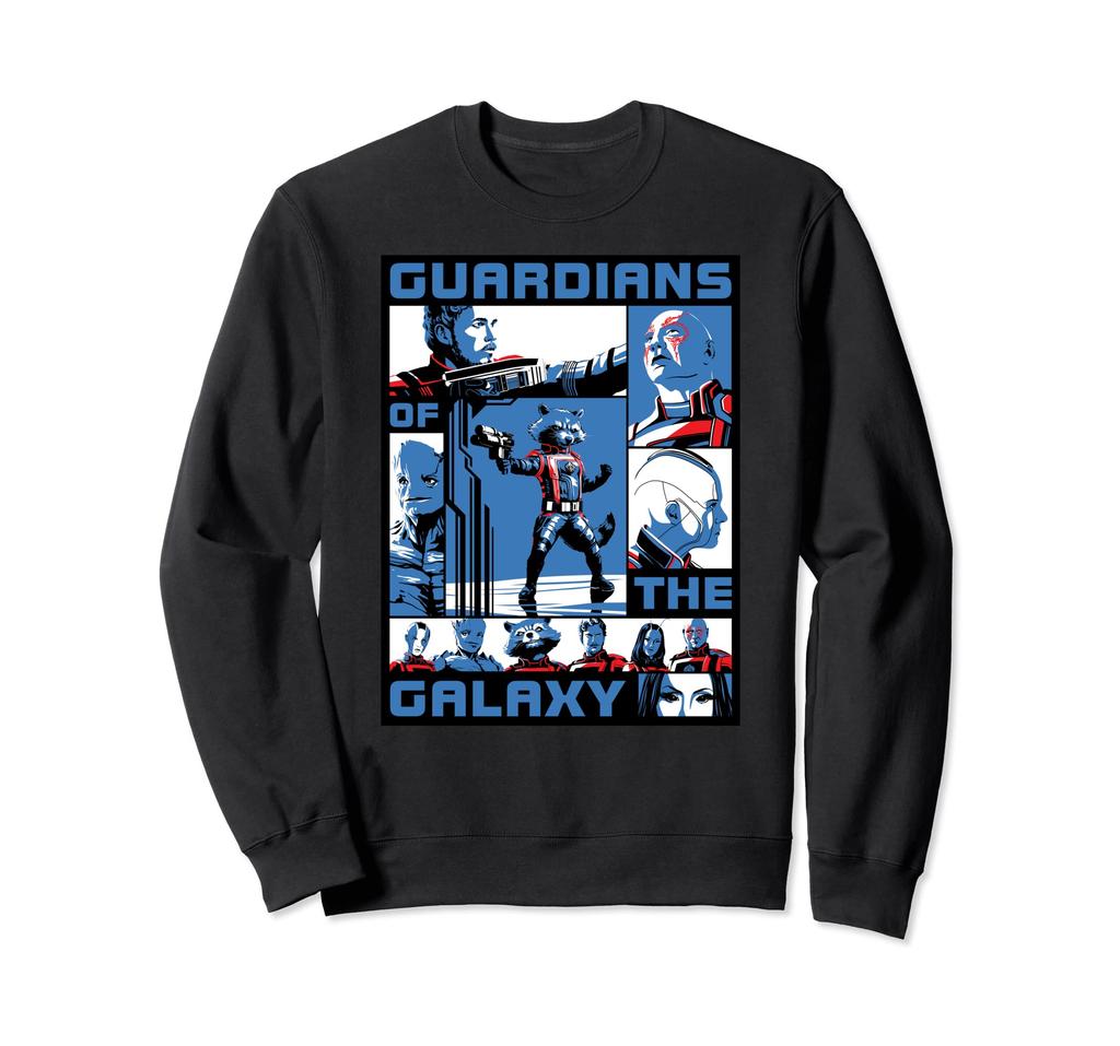 Marvel Guardians of the Galaxy Volume 3 Tri-Color Panel Sweatshirt