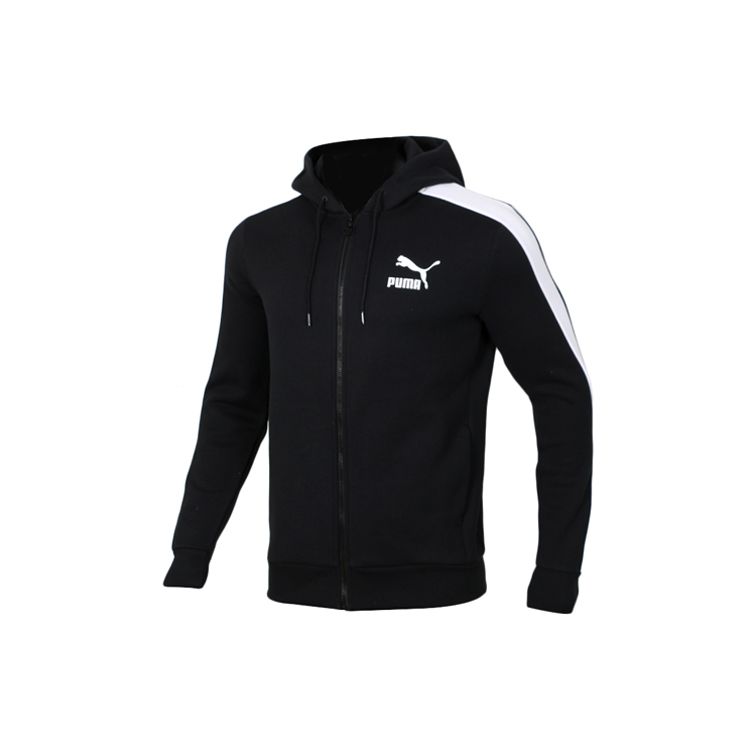 

Puma Padded Knit Casual Sports Hooded Jacket Men Jackets Black 577585-01 XXL