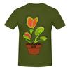 Botanical Plant Carnivorous Plant Dionaea Musciplua Not Pilling Tshirt Urban Casual Lazy Feeling Tees