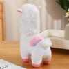 Alpaca Plush Toy Cute Fluffy Stuffed Animal Soft Sheep Pillow 1Pcs for Kids Gift Bedroom Sofa Decor