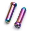 20Pcs Replacement Bike Wire End Caps Aluminum Zinc Zinc Alloy Shifter Cable Tips Line Core Cap  Cycling