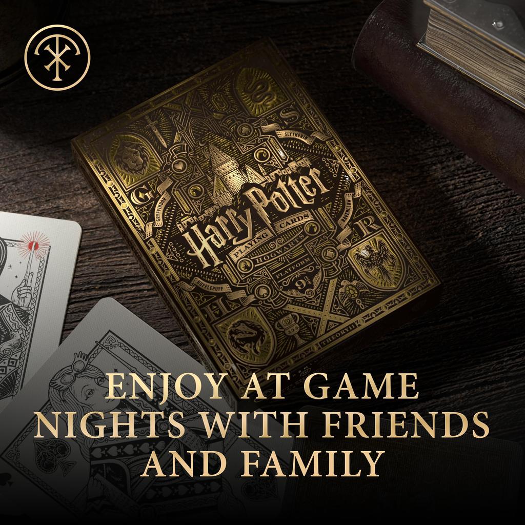 theory11 Harry Potter playing cards yellow (Hufflepuff)