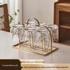Premium High-Temperature Resistant Glass Tea and Water Cup Set for Guest Reception