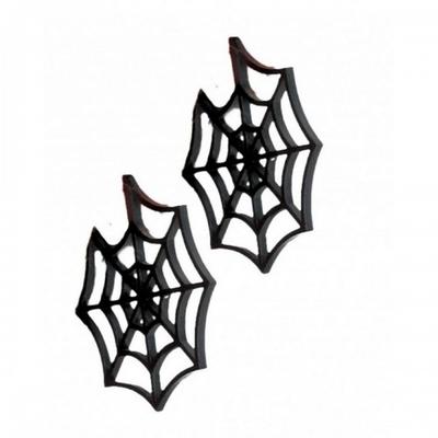 Fiestas Guirca Spinnennetz Halloween Ohrringe