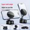Rotating Magnetic Phone Holder: Portable Vacuum Suction Cup Car Mount with Folding and Lifting Features.