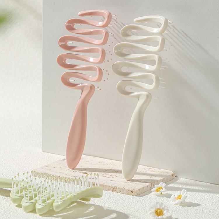Textured Hair Volumizers Comb Hollow Out Teeth Reduce Friction ABS Plastic For Fine & Thin Hair Types