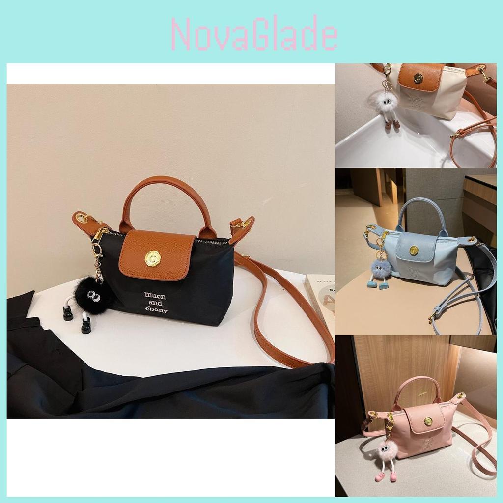 Mini Handheld Dumpling Bag For Women In Chic Nylon Perfect For Daily Use And Stylish Outings