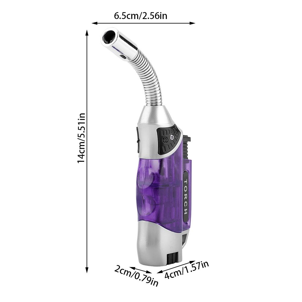 Electric Windproof Gas Lighter BBQ Stove Cooker Igniter (Transparent)