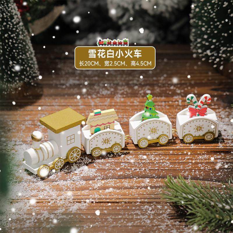 Weihnachtszug Frohe Weihnachten Dekoration Mini Weihnachtsbaum Rentier für Zuhause Weihnachten Navidad Noel Geschenke Frohes Neues Jahr Geschenke