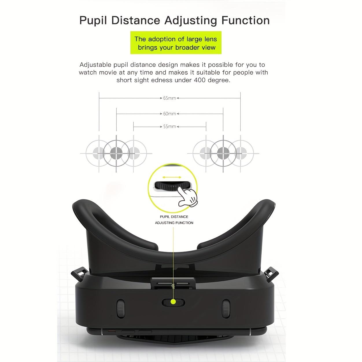 1 шт. 3D VR гарнитура умные очки виртуальной реальности VR шлем для iPhone/Android — фото 10