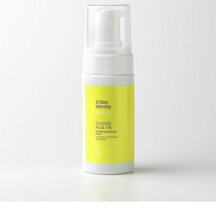 ID SKIN identity nettoyant moussant purifiant à l'acide succinique 1 % 100 ml