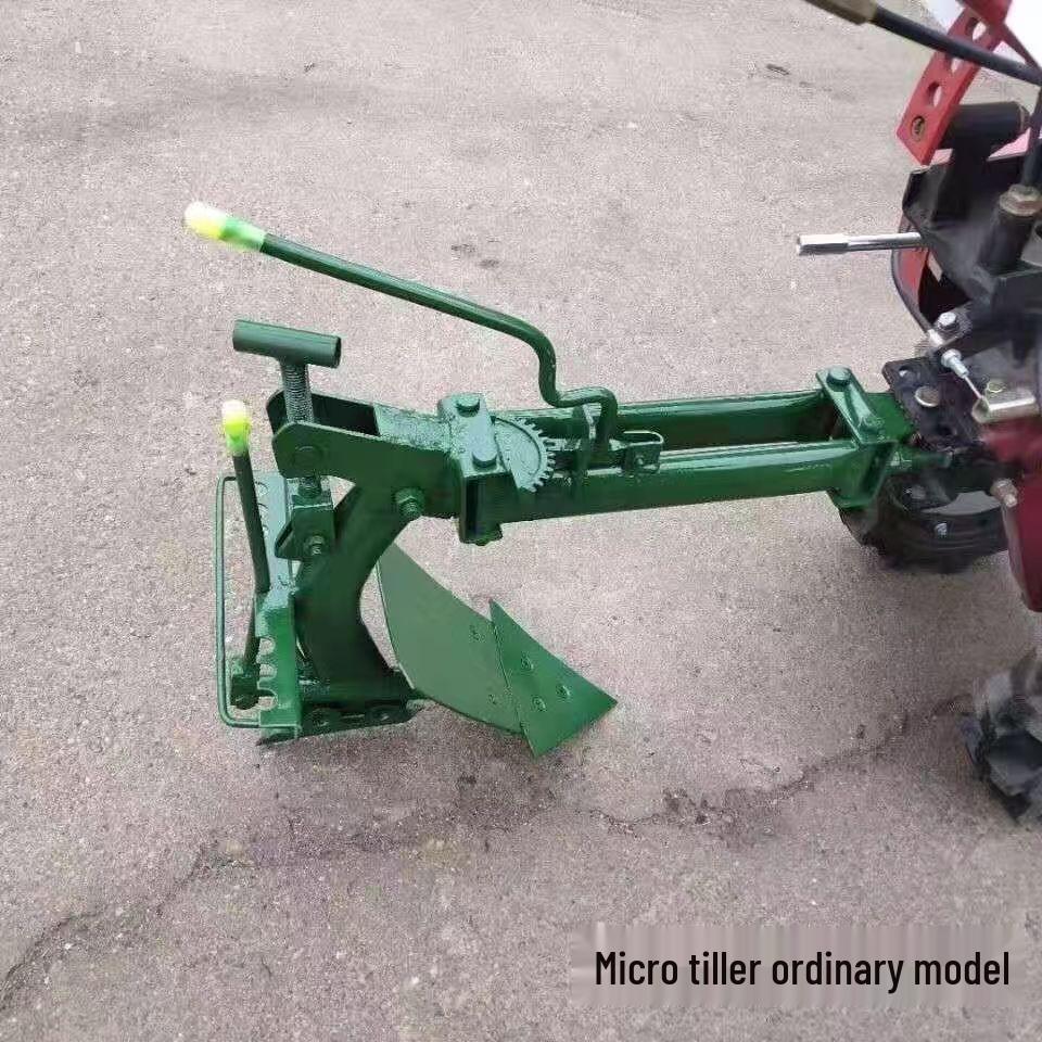Reversible Double-Sided Mini-Tiller Plow with Cultivating and Furrow Plowshare