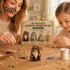 Talos 3D Gnome Bead Craft Kit, Beaded Nativity DIY Faith Religious Art Project with Tools And Instructions for Christians Adults