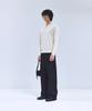 IRONYPORNO WHITELINE 86-Iroj367 Collar Placket Long Sleeve Knit Ivory