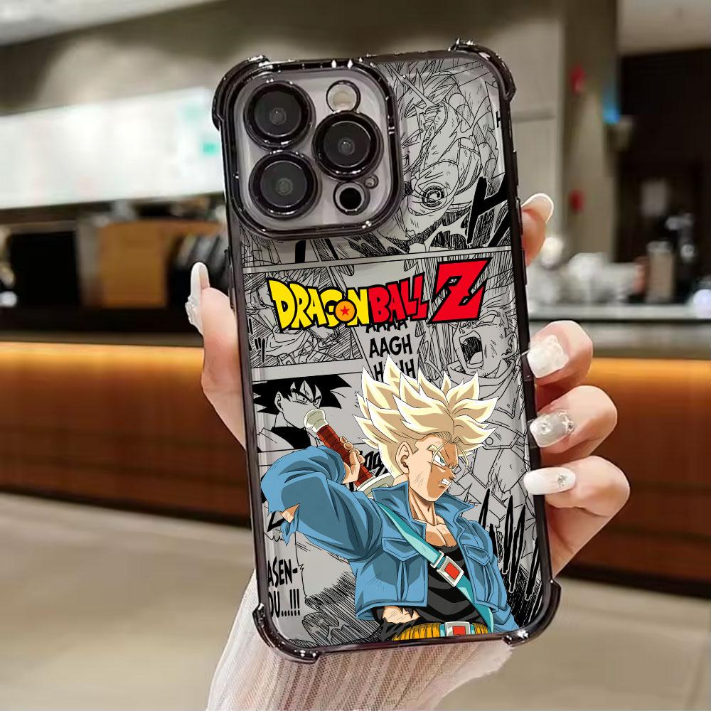 

Dragons Balls Z Trunks Brief Phone Case for iPhone 11 13 15 16 17 Pro Max 14 Plus 17Air 16E 13 Pro 12 Mini 11 17Pro Clear Cover iPhone 17Pro Max