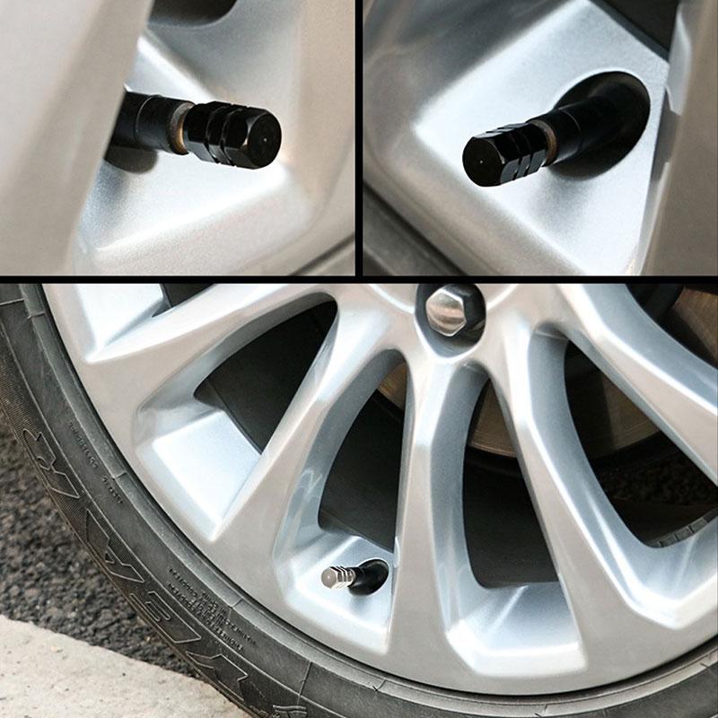 4/8 STÜCKE Auto Rad Reifen Ventilkappen Aluminiumlegierung Reifen Felgen Ventilschaftabdeckungen Für Auto Motorrad LKW Fahrrad Zubehör