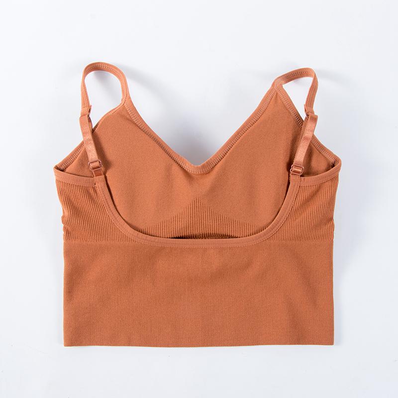 2023 Ženy Móda Sportovní Bralette Podprsenka Push Up Fitness Jóga Podprsenka Topy Crop Top Prsatější Dámská vesta bez rukávů Sling Vesta tílka větší velikosti Spodní prádlo