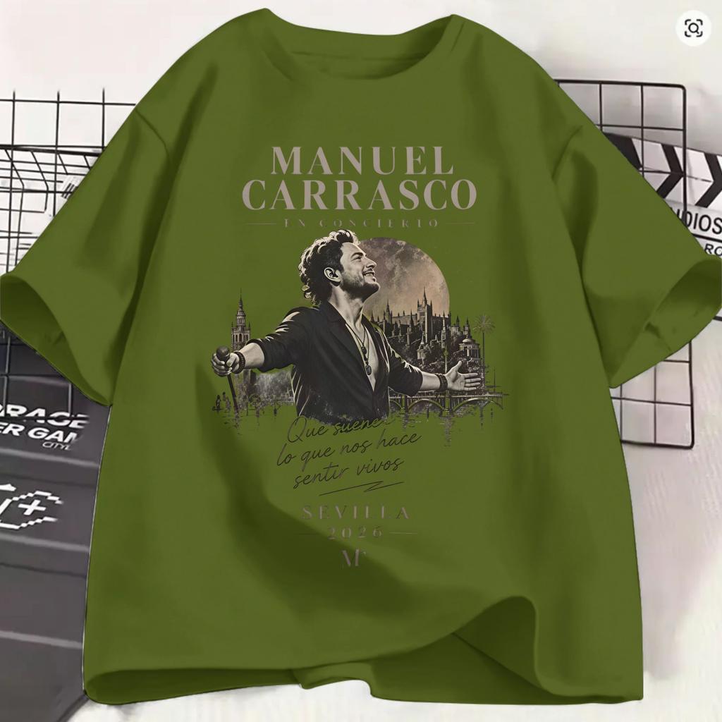 Unisexs Unisexuel Carrasco T Shirts 2026 Salvaje Tour Cotton Clothes Funny Short Sleeve Round Neck Tee Shirt Graphic Tshirts