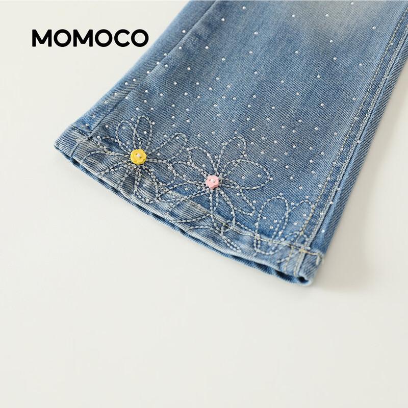 MOMOCO Girls' Flare Denim Jeans