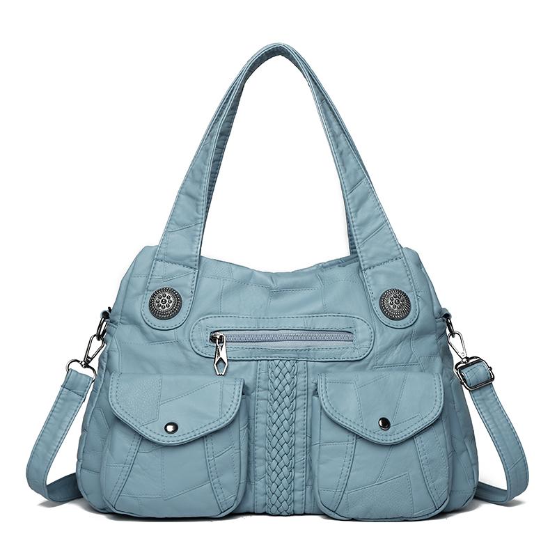 Retro Soft Washing Leather Women Shoulder Crossbody Bags High Quality Handbags Fashion Luxury Female Tote Bag Sac A Main Wallet