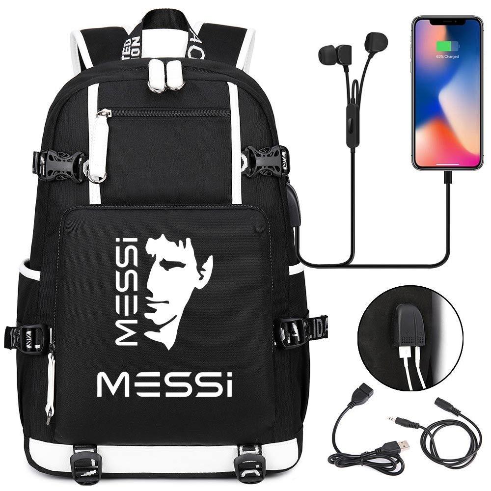 Large Capacity Schoolbag with Shoulder Strap; Student Three-piece Pencil Case Set