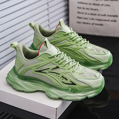 Men's Shoes Autumn New Casual Versatile Outdoor Sports Shoes Men's Breathable Running Shoes Platform Dad Shoes Men's