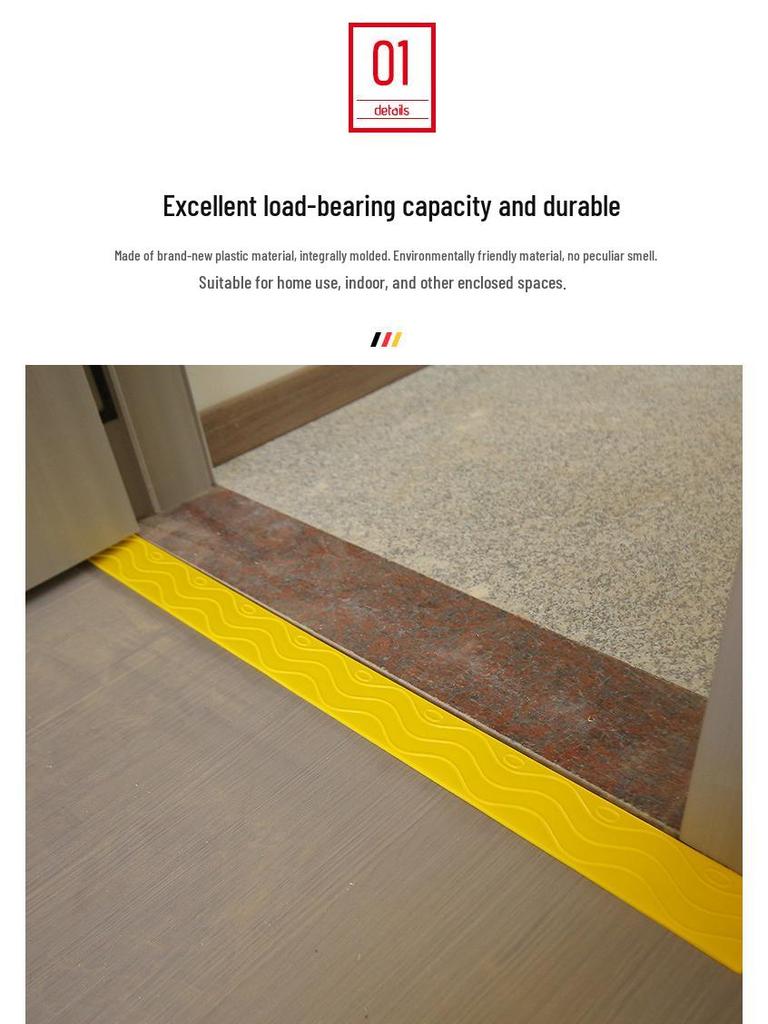 Triangular Indoor Robot Vacuum Climbing Pad - Plastic Small Step Ramp for Household Thresholds