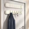 2 Pieces Six-Hook Suction Hanging rackSaving for Entryway, Bedroom