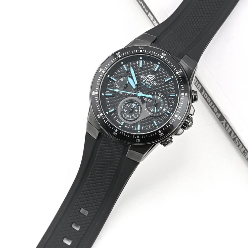 Per Casio Serie EDIFICE Cinturino di Ricambio EF-552 in Resina Cinturino Impermeabile Cinturino da Polso in TPU Braccialetto Sportivo