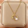 Mori Style Moonstone Butterfly Titanium Necklace - Women's Fashion Clavicle Chain