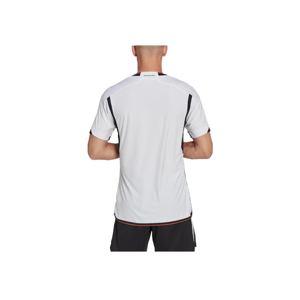 Adidas Deutschland 2022 Authentisches Heimtrikot Weiß Herren Streetwear HF1693