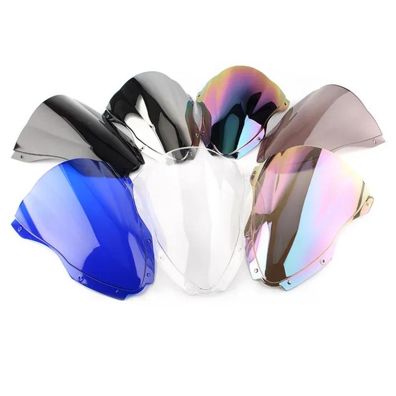 For Kawasaki Ninja ZX10R 2016 - Motorcycle Screen Double Bubble Windshield Deflector Protector Wind Screen ZX - 10R 20 21